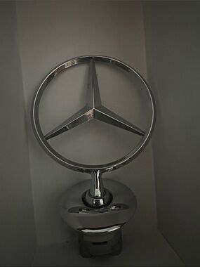 Mercedes-Benz Chrome Hood Emblem - Star Ornament